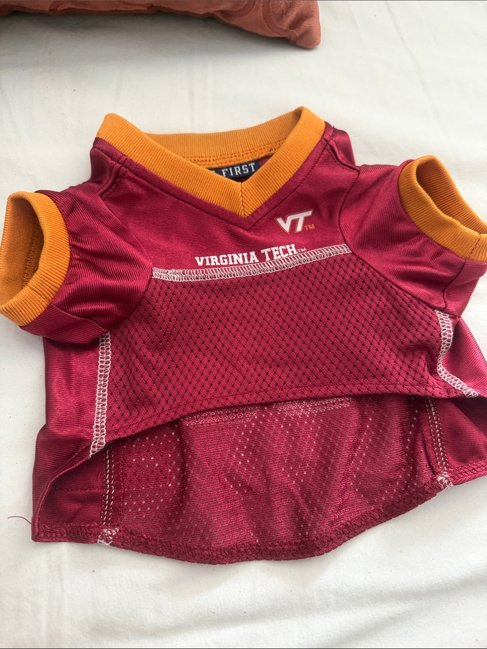 Pets First Maroon and Orange Kids Jersey
